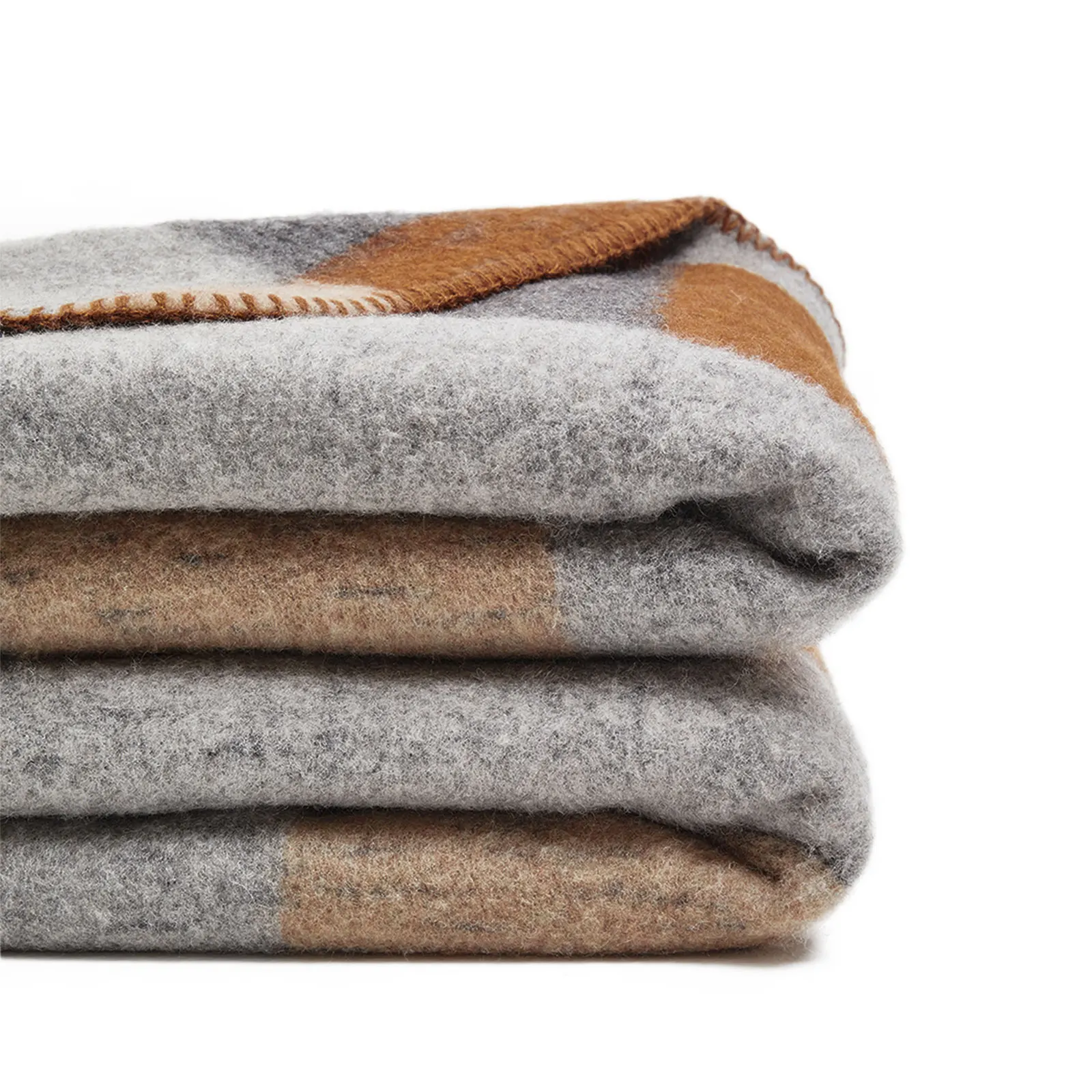 Chinese Jacquard Custom Decorative Fleece Woolen Blanket Merino Wool