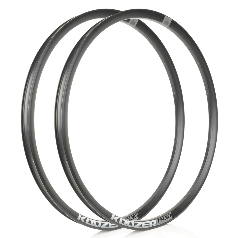 Koozer TR30 Heavy MTB Bicycle Rim Advanced 4D Smart Drilling 26 27.5 29 Inch Tubeless Ready 32 Holes 30mm Wheel Bike Parts FR DH