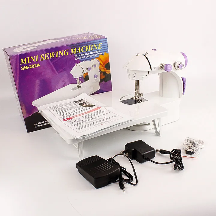201 Factory Direct Tony Mini Size Convenient Multi Function Electric Portable Mini Sewing Machine With  Extender Board for Home