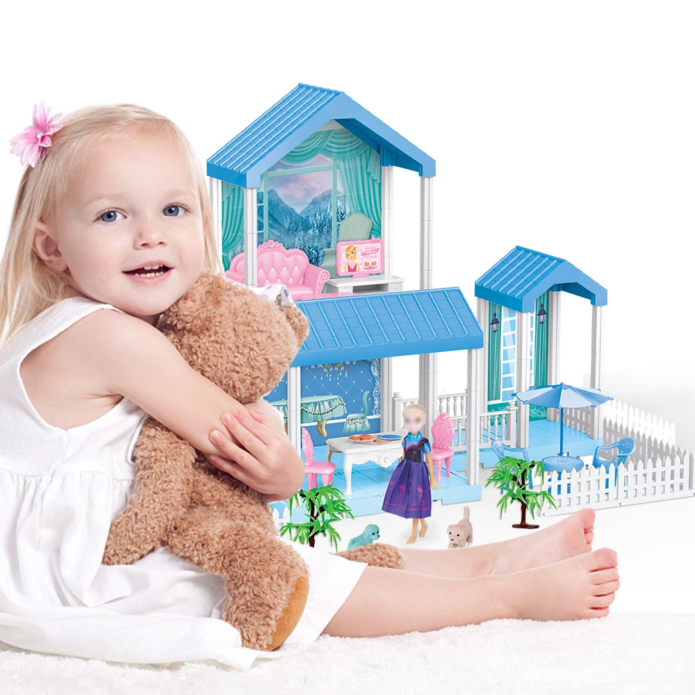 Dollhouse Walmart My Delightful Dollhouse Wooden Dollhouse