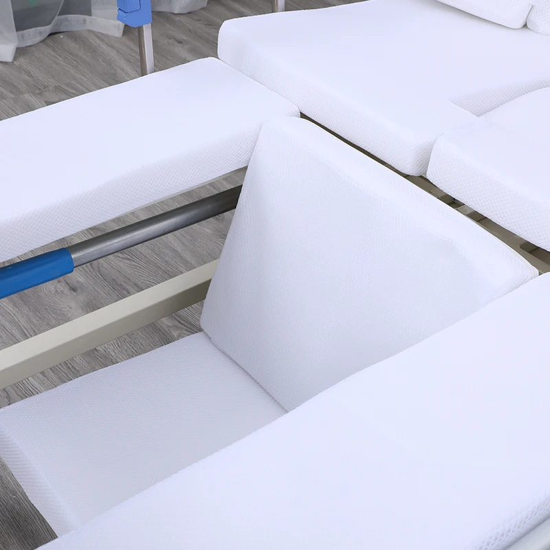 Latest Technology R&D for Sale Uk 3 Crank Metal Medical Nursing Patient Hospital Bed with Potty Hole