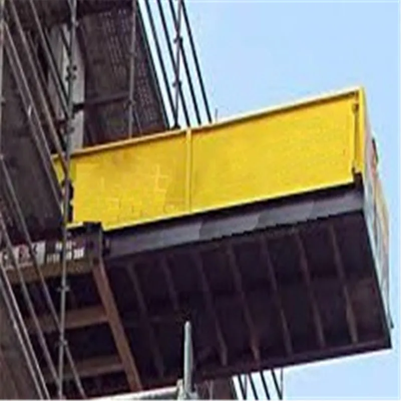 Tower Crane Used Materials Retractable Loading Platform Deck