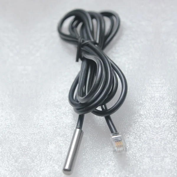 1 Wire  RJ11 4P4C DS18B20 Waterproof Temperature Sensor