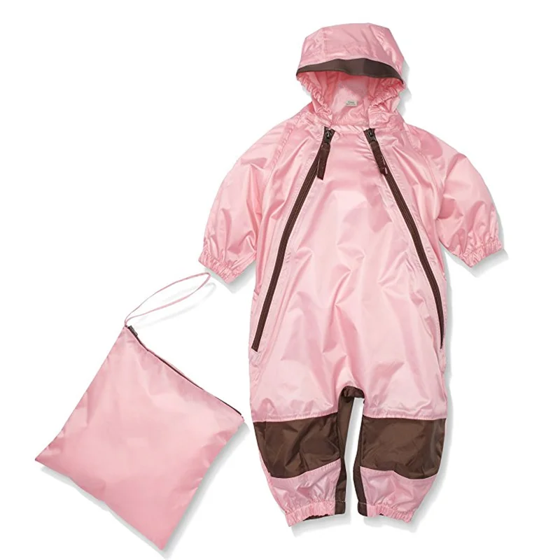 Children's Raincoat Suit Baby Waterproof Overalls Toddler Pants Girl Jumpsuit Raincoat - jinjiaraincoats-jinjiaraincoats