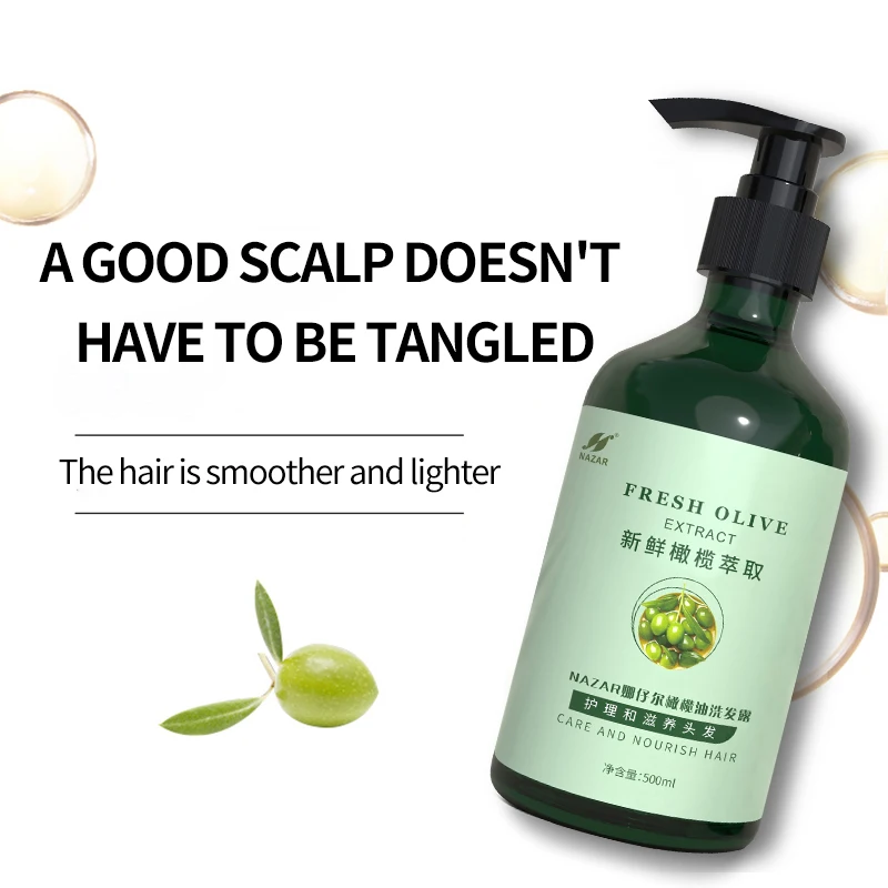 Wholesale Oem Hair Care Natural Organic Vegan Clarifying Olive Oil Hair Shampoo