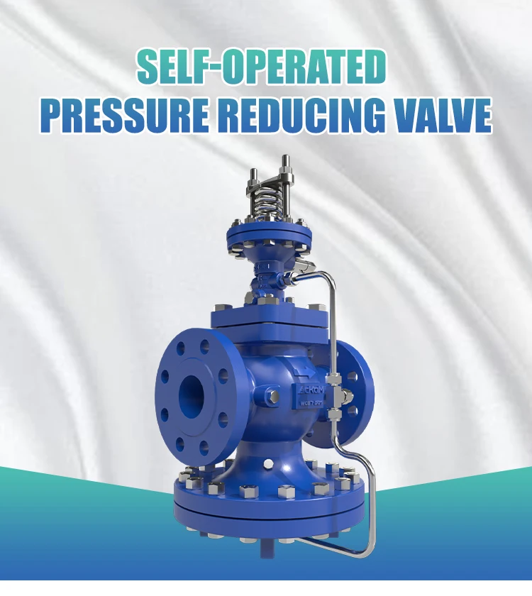 Resistant to Environmental Influences Steam Pressure Valve Reducer Accurate Easy to Maintain Pressure Valve Self-Operated details
