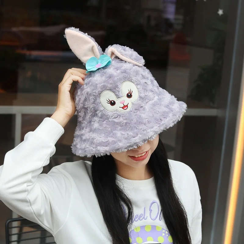 Wholesale Kawaii Kuromi Designed Plush Hat For Kids