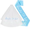 with Blue sash