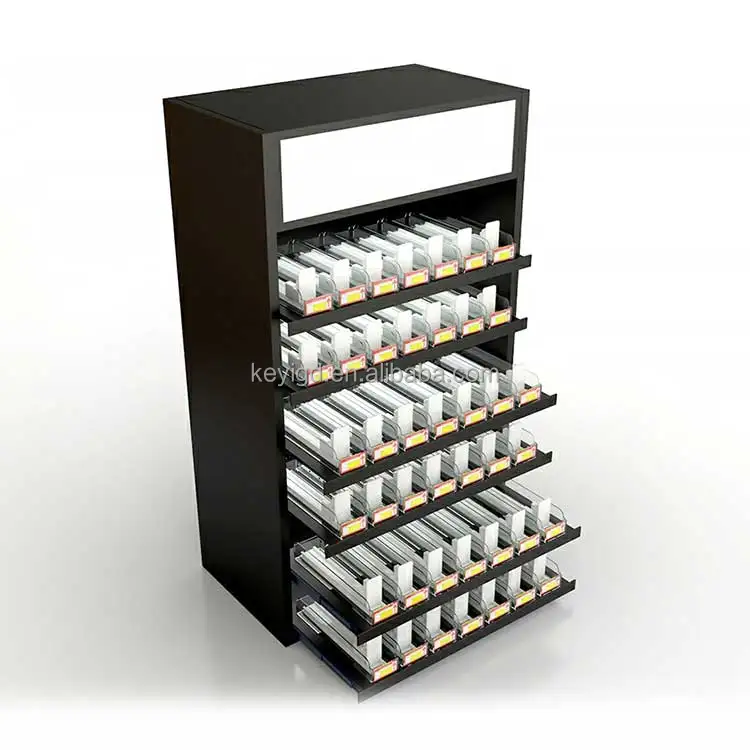 店舗用タバコディスプレイラック - アクリル製カウンタートップ