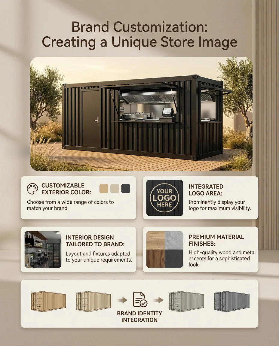 product commercial design prefab barbecue house 20ft modular shipping container shop with kitchen for outdoor catering-5