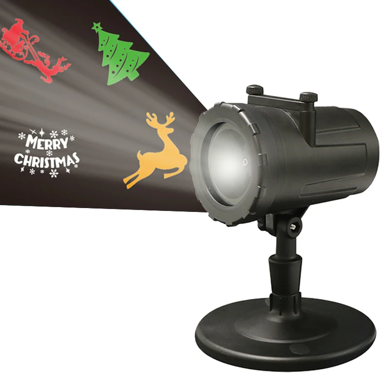 KSWING  Led Festival Light with Pattern Moving Garden Outdoor Spike Light
