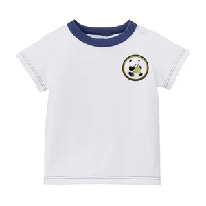 Customized Logo 100% Cotton Breathable Boys T-shirt Blank Short Sleeve Kids Clothing