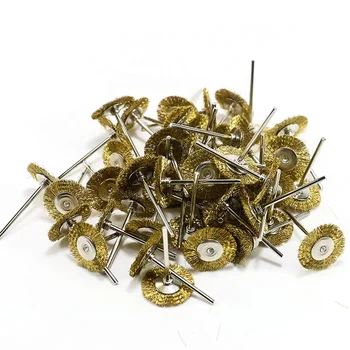 metal buffing wheel Brass wire brush For Electric grinder accessories Brass wire buffing wheel