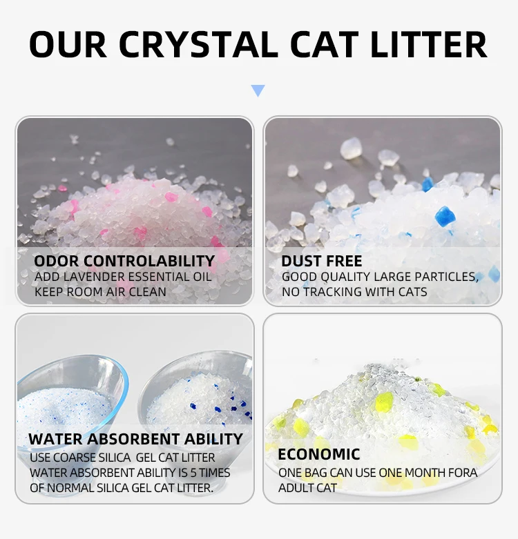 Oem Crystal Cat Litter Manufacturer Silica Gel Cat Litter Buy Silica