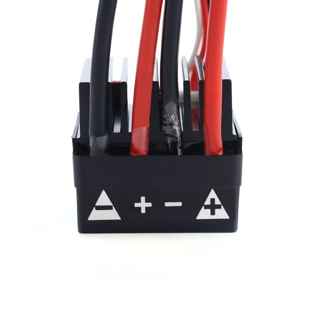 Cwmiibili Lot de 6 contrôleurs de vitesse ESC 320 A 6-12 V brossé avec 2 A BEC pour bateau RC U6L5