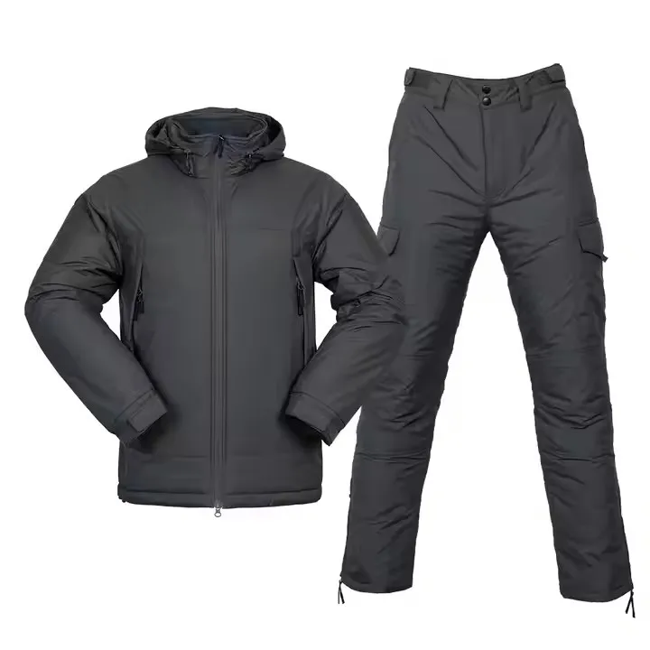 Portable Waterproof Cold-Proof Suit Outdoor Warm Cotton Clothing Training Uniform