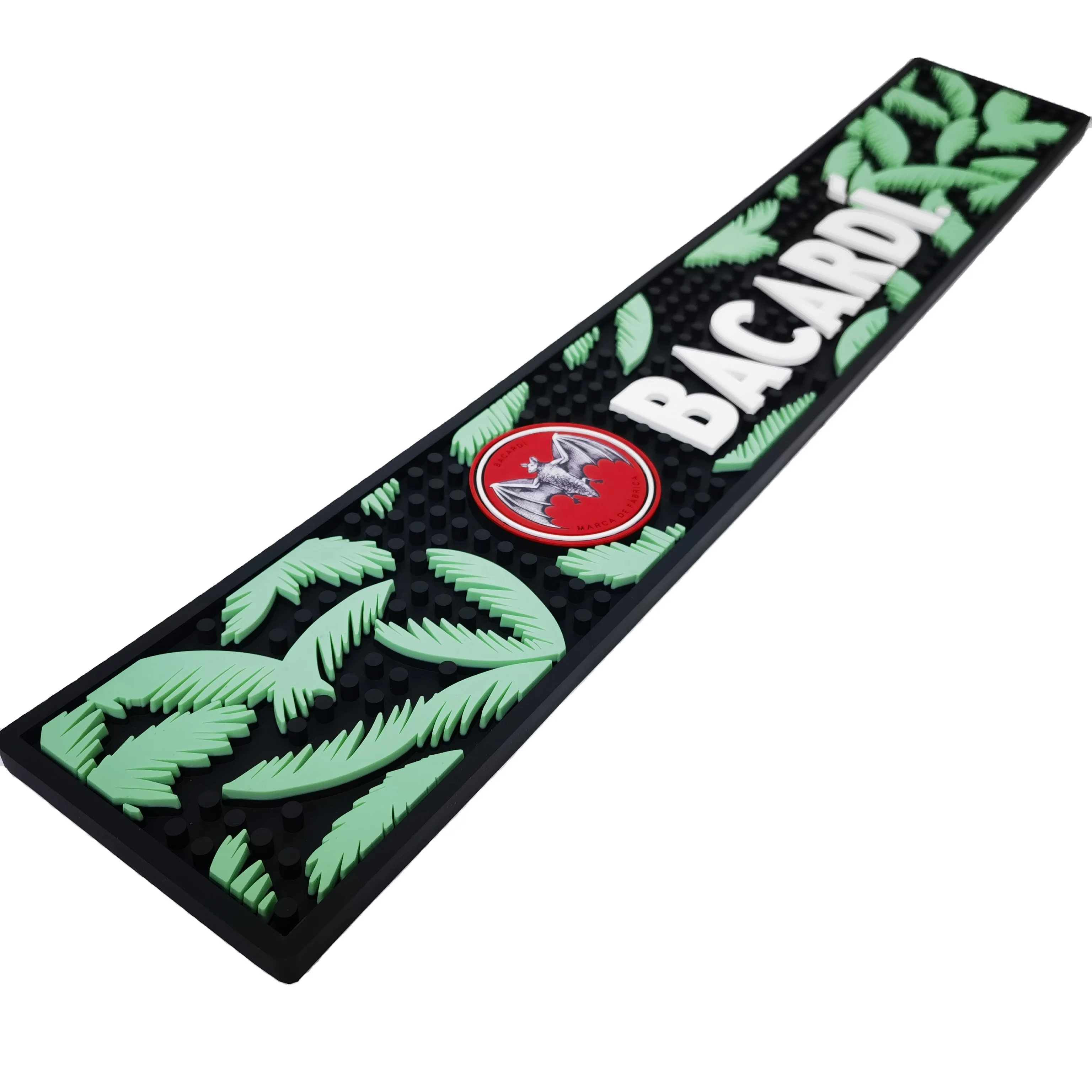 Customized Logo Soft Pvc Rubber Bar Mat Antislip Bar Runner For Bar