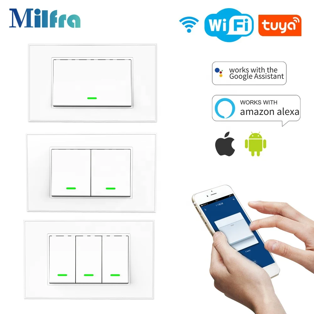 WIFI APP Remote Control Smart Home Smart Light Switch Remote Control Matter Smart Wall Switch