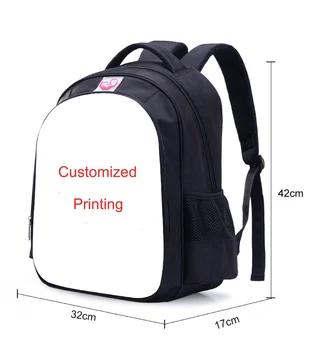 Customized Printing Oxford Girls Boys Bookbags design branded name fashion children backpack school bag