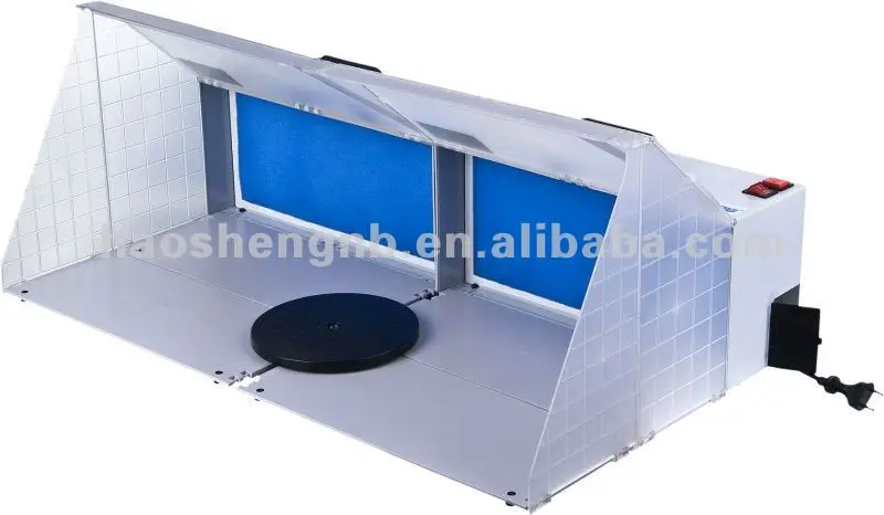 HS-E420DCLK Airbrush Professional Paint Set & Spray Booths