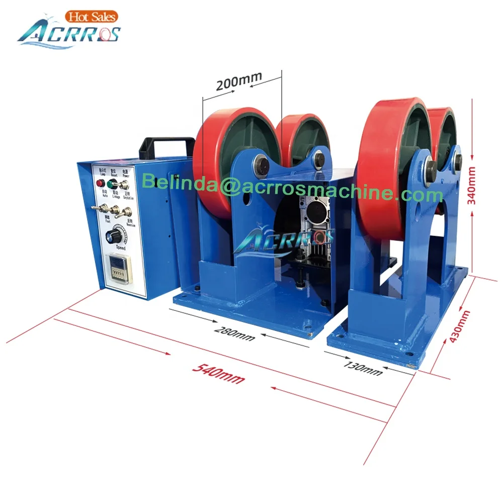 Rotating Mechanism Welding Rotator Tube Welding Turning Rolls