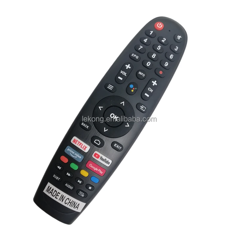 New IR Remote Control for ATVIO Smart  ONVO TV with Googleplay Youtube Netflix Button