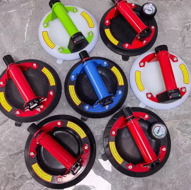 Corner Forming Vacuum Glass Tile Flooring Suction Cup Tiles Lifter for Glass with Rails for Porcelain