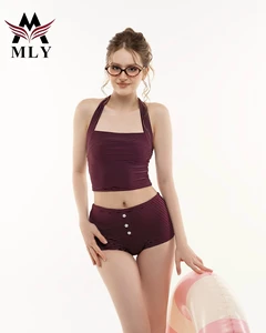 MLY  Push up Bikini 2026 Sexy Women Swimsuit Female Swimwear Sexy Bikini Set Brazilian Biquini Floral Swimming Suit