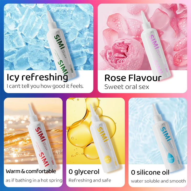 CokeLife ISO9001 Water Based Lube 200ml Ice Hot Feeling Gel Wholesale Bulk  Body Intimate Sex Anal Sexual Lubricant