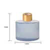 100 ml bleu givré + bouchon intérieur + anneau doré
