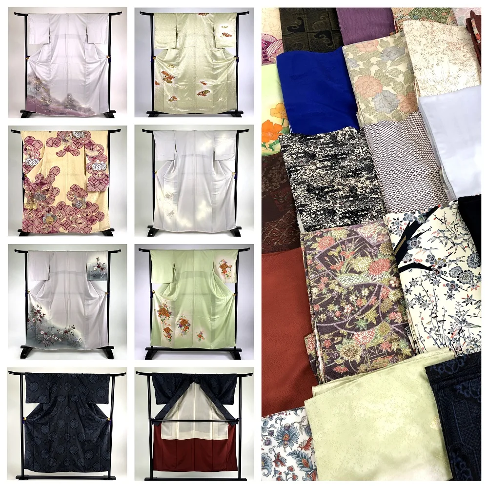 Exquisite Design 100 Silk Fabric Cheap Japanese Wholesale Clothing