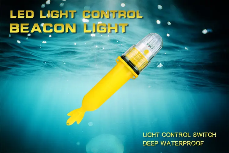 Long Time Underwater Twinkle Torpedo Fishing Net Light Boat Ocean Fishing Accessories LED Strobe Attracting Fishing Light
