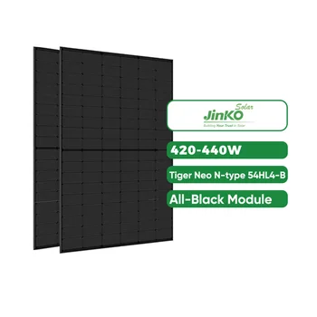 Jinko All Black 420w 425w 430w 435w 440w Tiger Neo N Type Solar Panels ...