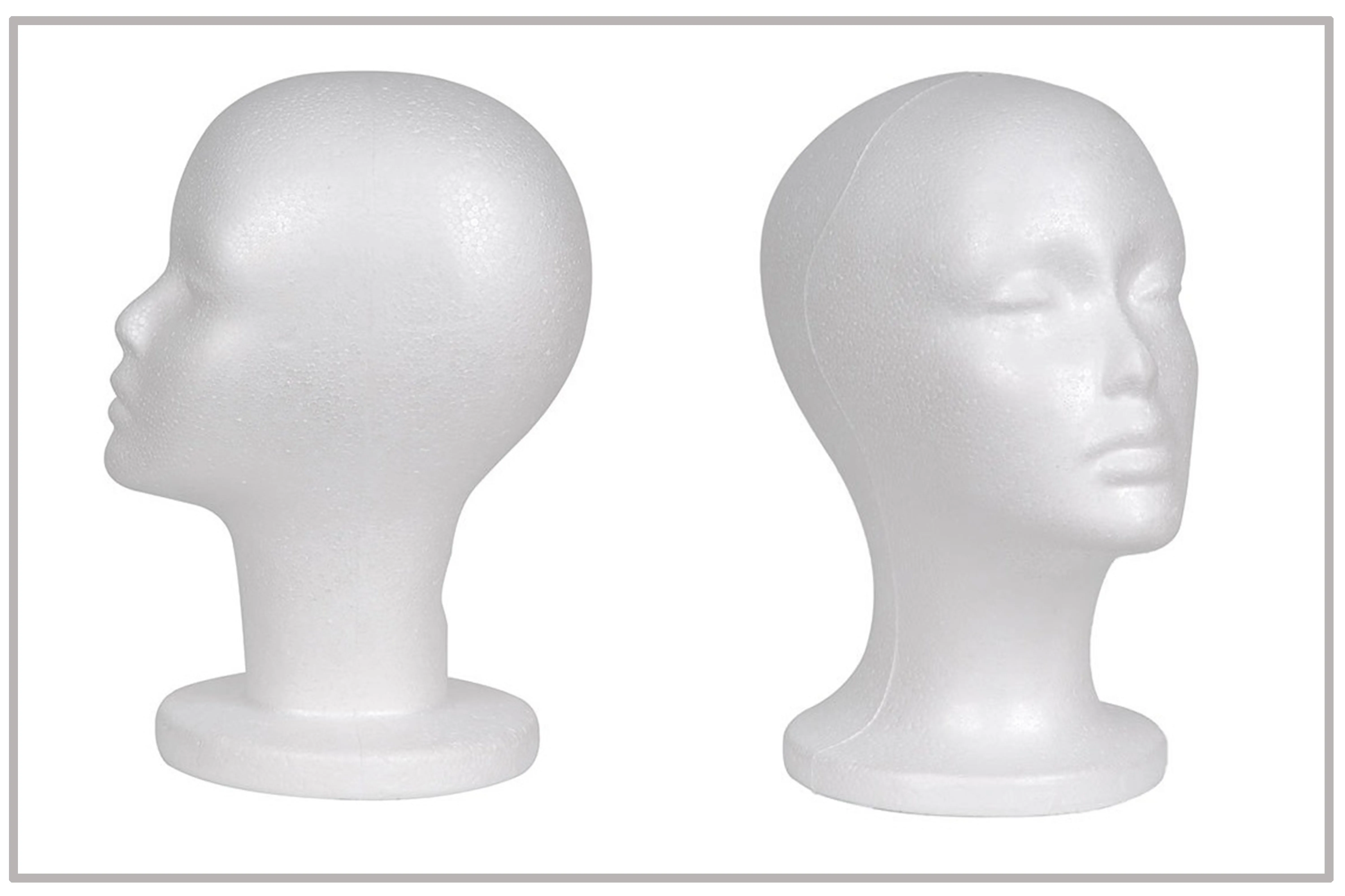 Styrofoam Mannequin Head Wig Male Hair Mannequin Model Heads Mannequin