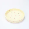 Cream Yellow + Inlaid Hearts