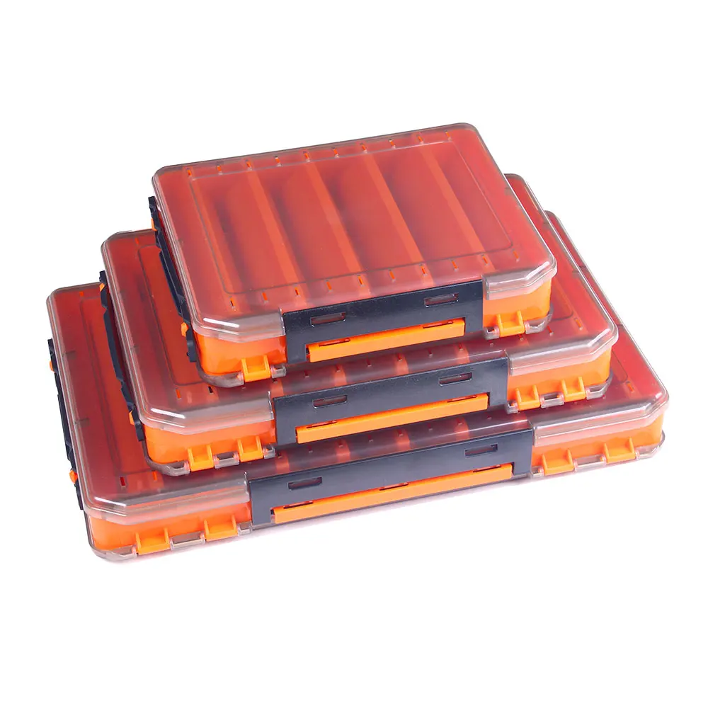 plastic factory fishing tackle box with
