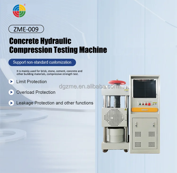 2000KN Concrete Compressive Strength Testing Machine Hydraulic Computer ...
