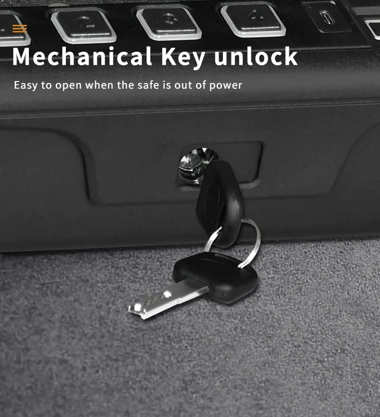 CEQSAFE New Design Digital With Biometric Gun Safe Fingerprint Safe Box for Car supplier