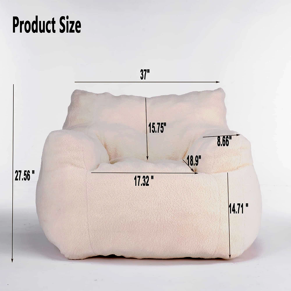 Giant Bean Bag Bed Memory Foam Big Beanbag Cozy Living Room Sofas