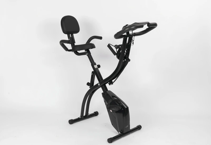 Best Home Use Foldable Magnetic Exercise Bikes Easy Indoor Fitness Gym Equipment with Belt for Easy Folding