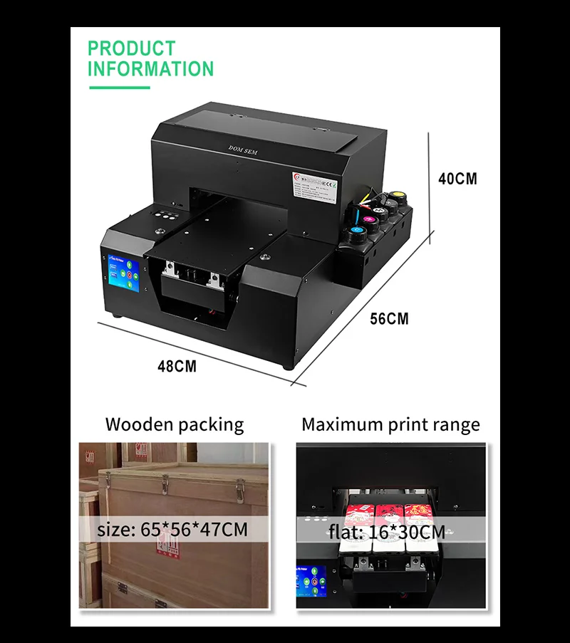 Dom Sem Cheapest Printers A4 Printers Inkjet Uv Printer For Pen Sticker