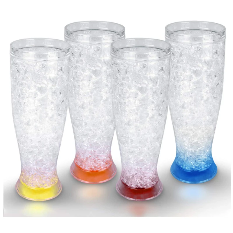 Пивные кружки с морозильной камерой гелевыми пивными кружками ручкой для камеры двойные настенные