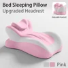 Pink Color Block [Arc Pillow Prone Sleeping Pillow]38*55*25cm