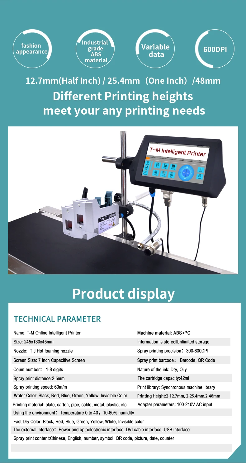 Automatic Online Expiry Date Coding Batch Inkjet Printer