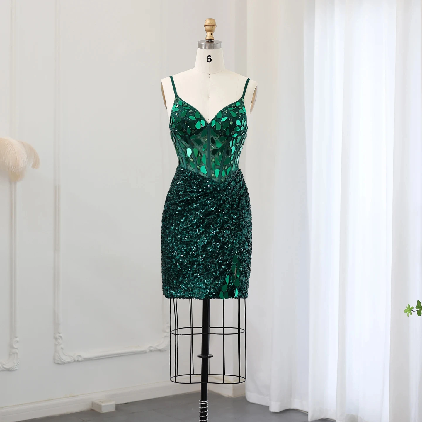 green emerald velvet dress Amazon.com: GZCYL Emerald Green Pageant Dress for Girls Sparkly Girls  Christmas Dress Long Sleeves Flower Girl: Clothing, Shoes & Jewelry