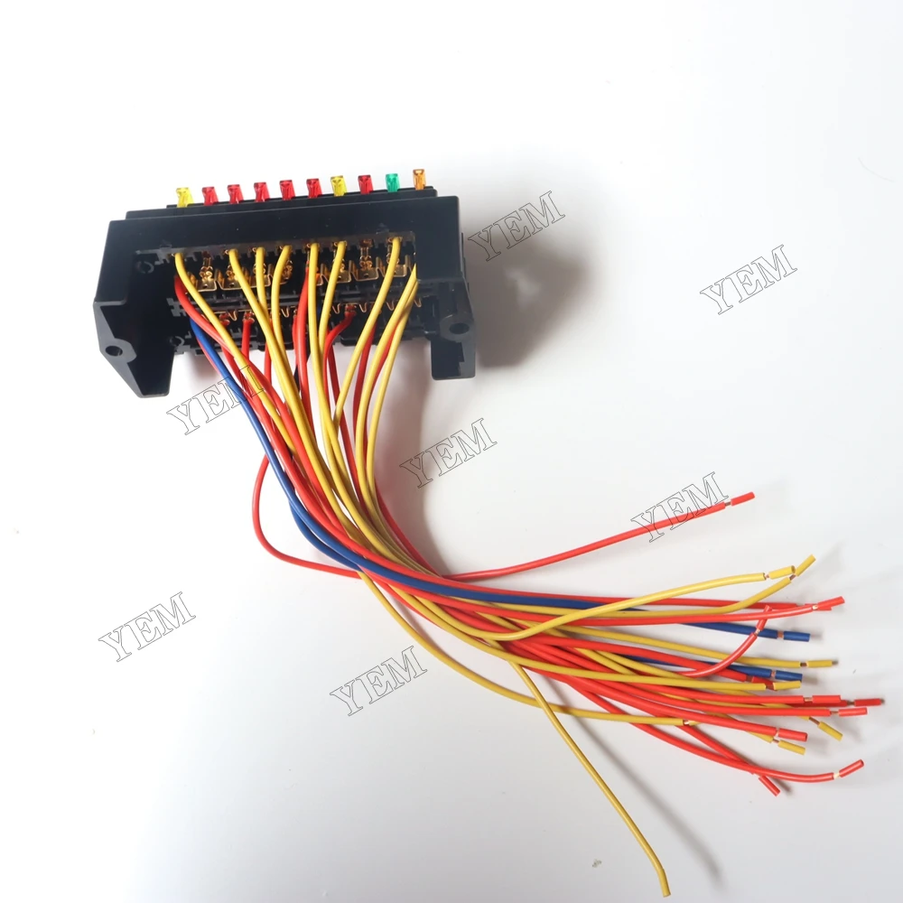 Fuse Box Wiring Harness for Komatsu PC-8 Heavy Duty Engine Parts 3