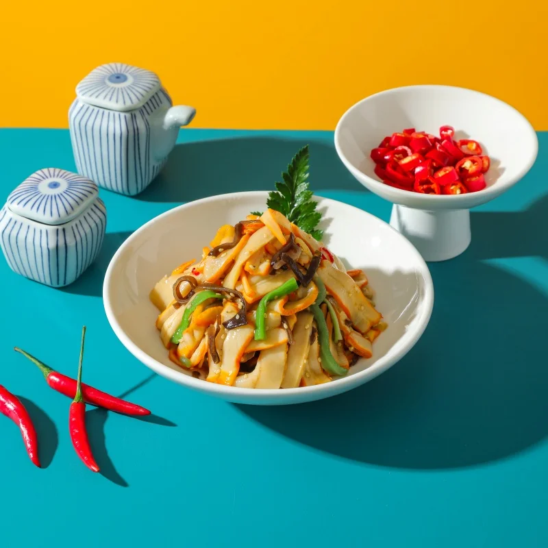 Highly Competitive Prices Factory Stock Frozen Appetizer Seasoned Squid Salad Chuka Ika Sansai for Sushi