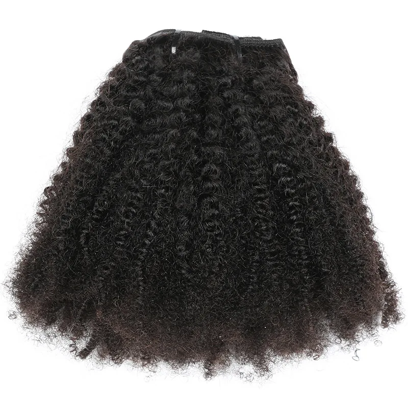 Double Weft 100g Clip in Hair Extension Human Hair Extensions Unprocessed Clip in Hair Extensions for White