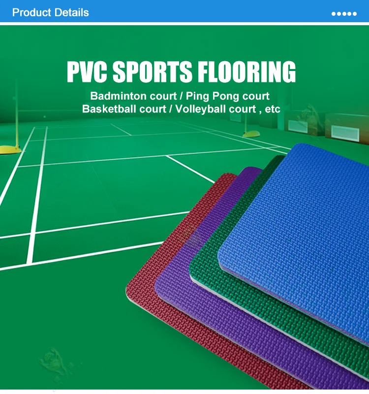 Guangzhou Sale Indoor Ping Pong Table Tennis Court Pvc Floor Mat Buy