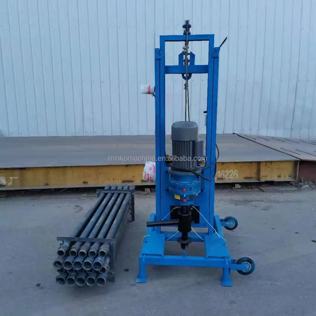 Portable 100m 30m Water Well Drill Rigs Drilling Machine For Sale Small Water Hole Drilling Rig